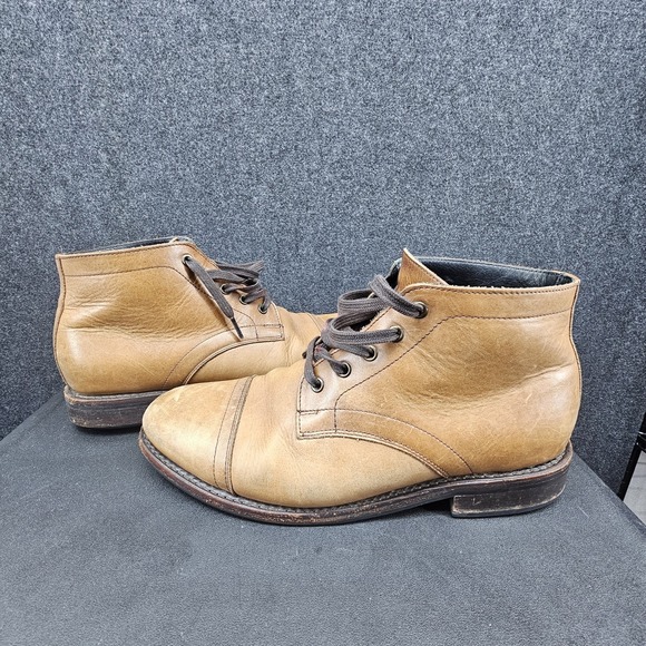 Thursday Boot Company Other - Thursday Boots Cadet Walnut Brown Leather Cap Toe Ankle Boots WLNCAD Men 7.5